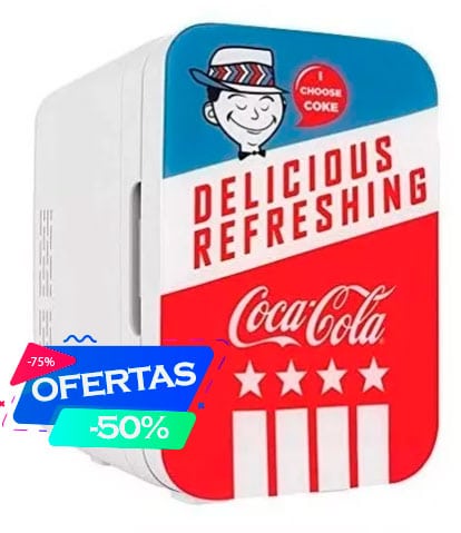 Mini Refrigerador Eléctrico Portátil Coca Cola 