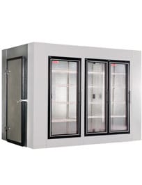 Refrigerador comercial cuarto frió de exhibición