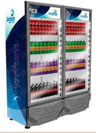 Refrigerador comercial vertical Esmaltado 