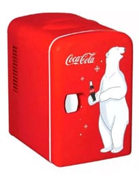 mini refrigerador coca cola