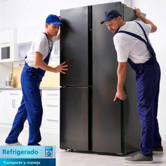 transportar tu refrigerador en una mudanza